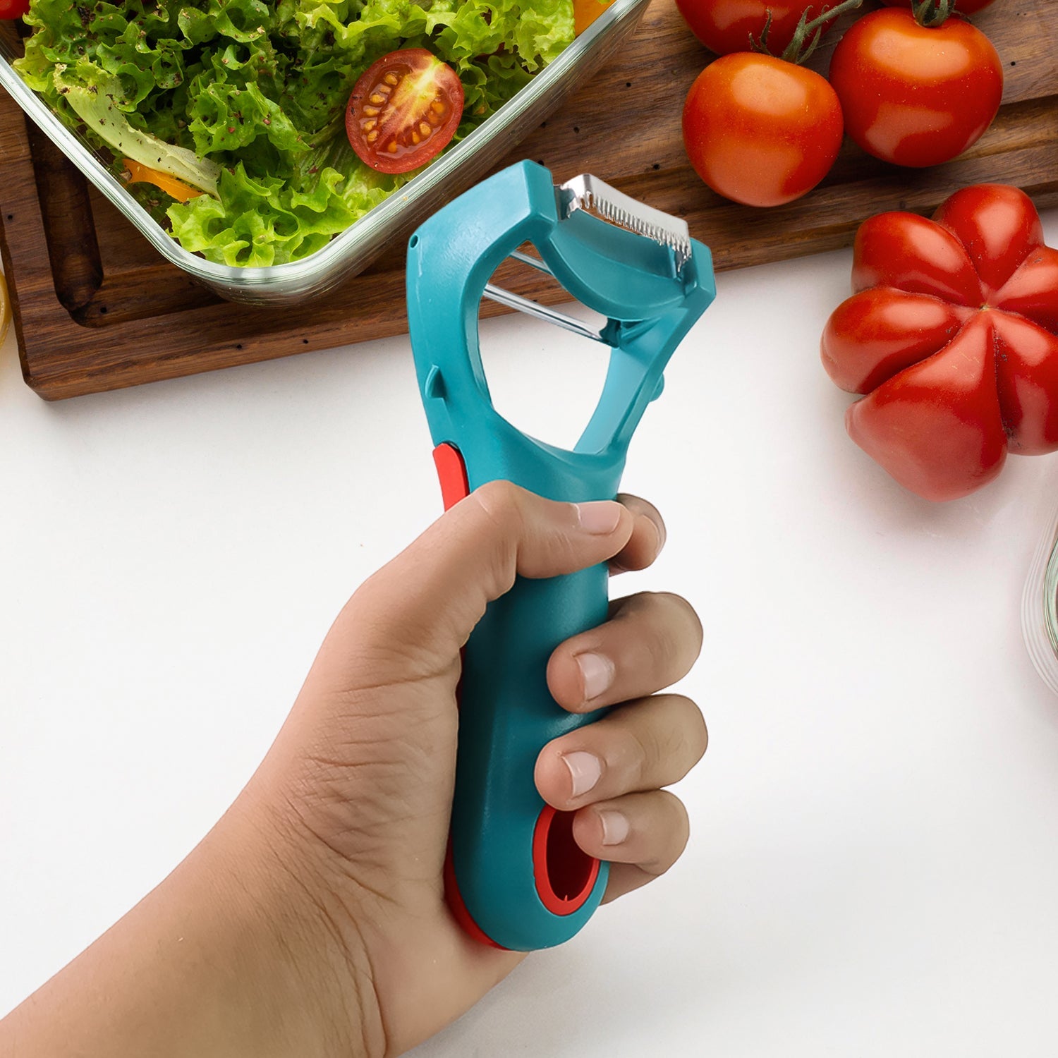 4-in-1 Multi-Functional Vegetable & Fruit Peeler (1 Pc) 4-in-1 Multi-Functional Vegetable & Fruit Peeler (1 Pc)